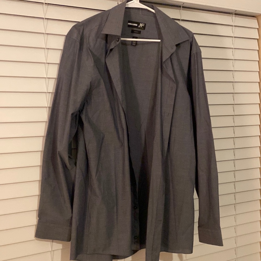 Mens gray dress shirt